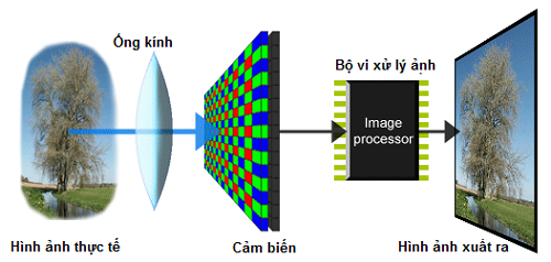 Khám phá vi xử lí trên máy ảnh kĩ thuật số