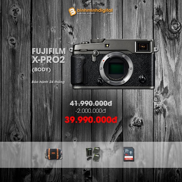 Giảm giá “bùng nổ” khi mua máy ảnh và ống kính Fujifilm tại Binhminhdigital dịp cuối năm