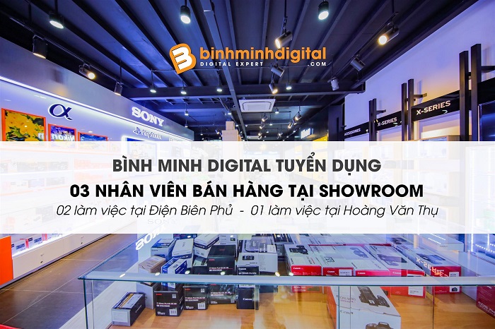 Nhân Viên Kinh Doanh Bán Hàng Tại Showroom Binhminhdigital