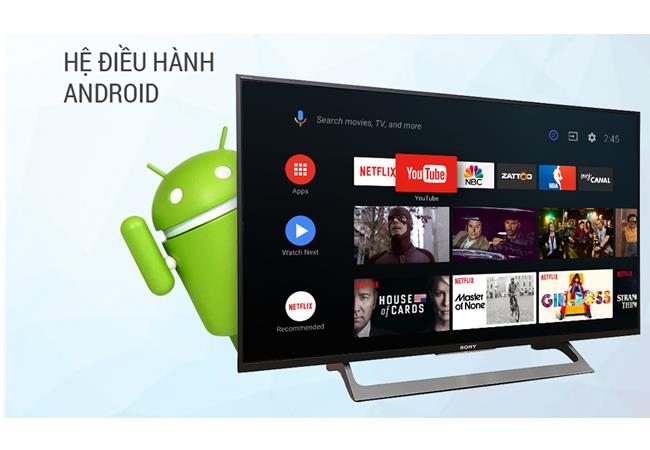 Top tivi Sony bán chạy nhất trong tháng 12/2017