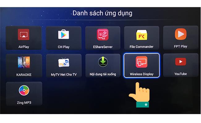 Hướng dẫn chiếu màn hình smartphone lên tivi Asanzo