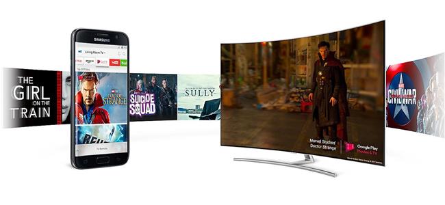 Tivi Samsung 55Q8C (Internet TV, Màn Cong, 4K HDR, 55 Inch)