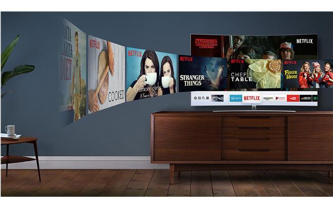 Tivi Samsung 55Q8C (Internet TV, Màn Cong, 4K HDR, 55 Inch)