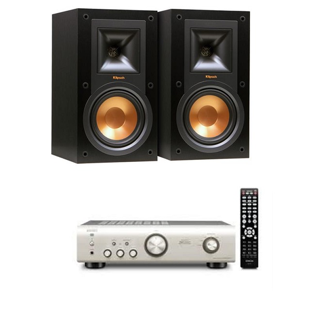 Bộ Dàn Âm Thanh Nghe Nhạc 2 Kênh Stereo (SERIES 13) (Loa Klipsch R-15M + Amply Denon PMA-520AE)