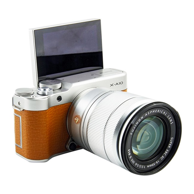 Máy ảnh Fujifilm X-A10 kit XC16-50MM F3.5-5.6 OIS II (Nâu)
