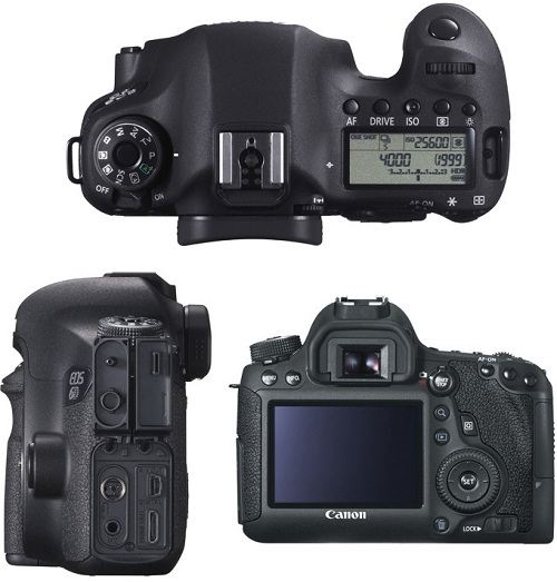 Máy ảnh Canon EOS 6D có thiết kế đơn giản may-anh-canon-eos-6d-body-01