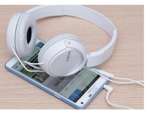 Tai Nghe Sony MDR-ZX110AP (Trắng)