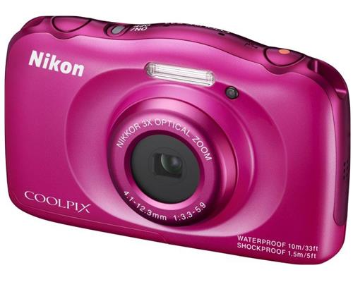Máy ảnh Nikon Coolpix S33 (Hồng)