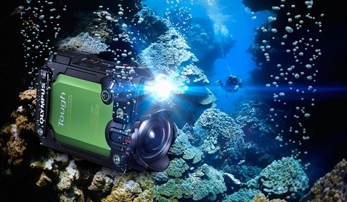 Máy quay hành động Olympus TG-Tracker (Xanh Lá)