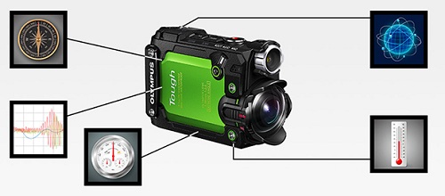 Máy quay hành động Olympus TG-Tracker (Xanh Lá)