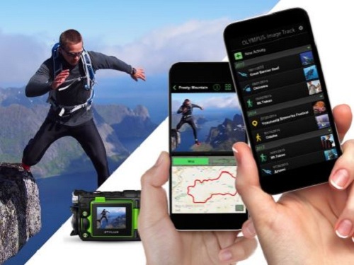 Máy quay hành động Olympus TG-Tracker (Xanh Lá)