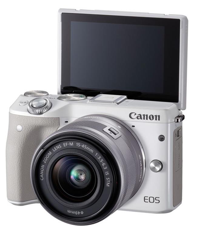 Máy ảnh Canon EOS M3 Kit EF-M15-45 IS STM + NGÀM CANON EF-EOS M