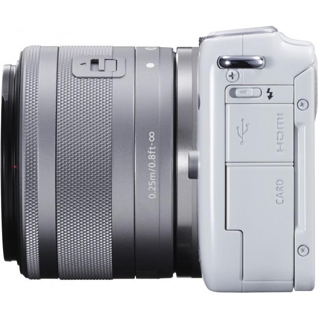 Máy ảnh Canon EOS M3 Kit EF-M15-45 IS STM + NGÀM CANON EF-EOS M