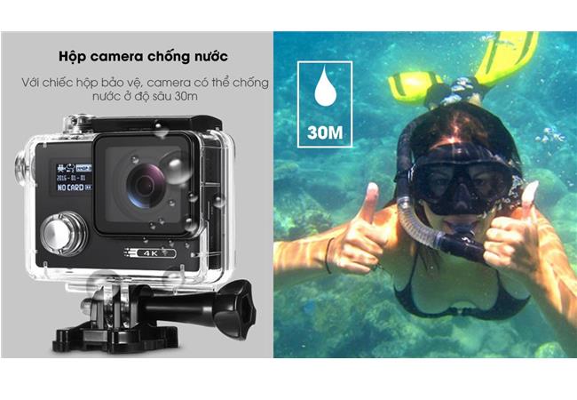 Máy quay thể thao Amkov 8000S (Quay video 4K ,Wifi, Chống nước)