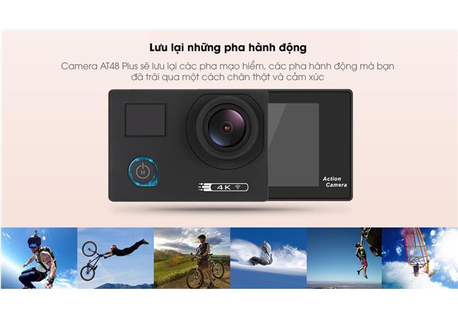 Máy quay thể thao Amkov 8000S (Quay video 4K ,Wifi, Chống nước)
