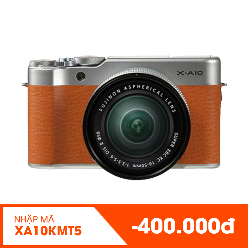 Máy ảnh Fujifilm X-A10 kit XC16-50MM F3.5-5.6 OIS II (Nâu) giá rẻ chính